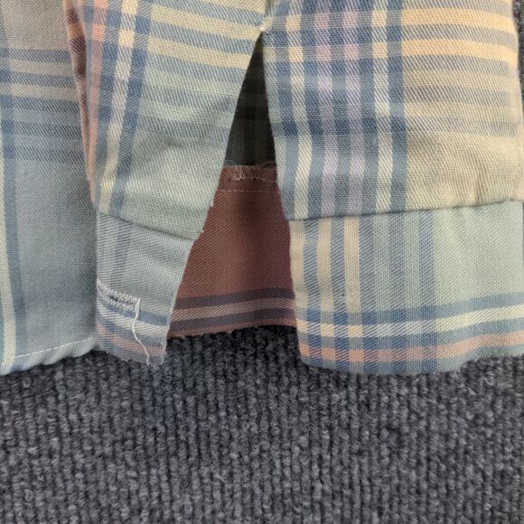 Ms Russ Womens Button Front Shirt Multi Plaid XXL Button Front Long Sleeve - Picture 7 of 16